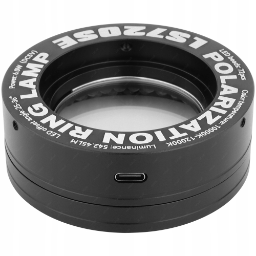 REGULOWANE OŚWIETLENIE POLARYZACYJNE MIKROSKOPU MECHANIC LS720SE 72xLED