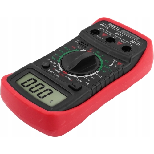 MULTIMETR RĘCZNY MIERNIK CYFROWY PRĄDU NAPIĘCIA XL830L PRO + SZPILKI OSTRE
