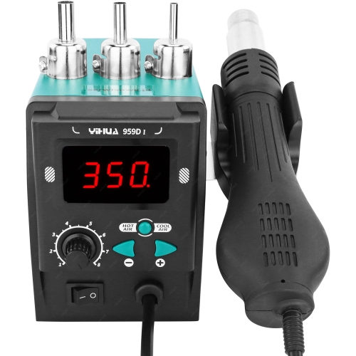 STACJA LUTOWNICZA HOT AIR NA GORĄCE POWIETRZE SPAWARKA YIHUA 959D-I 700W