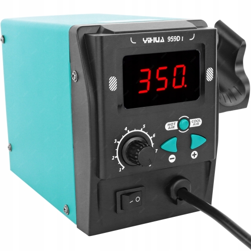 STACJA LUTOWNICZA HOT AIR NA GORĄCE POWIETRZE SPAWARKA YIHUA 959D-I 700W