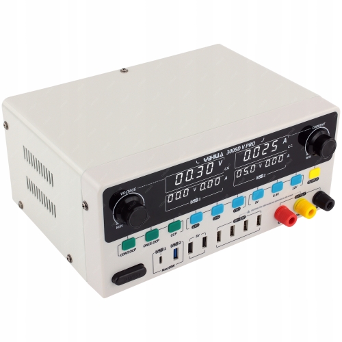 MOCNY ZASILACZ LABORATORYJNY YIHUA 3005D-V PRO OCP CCP 30V 5A USB-C 335W