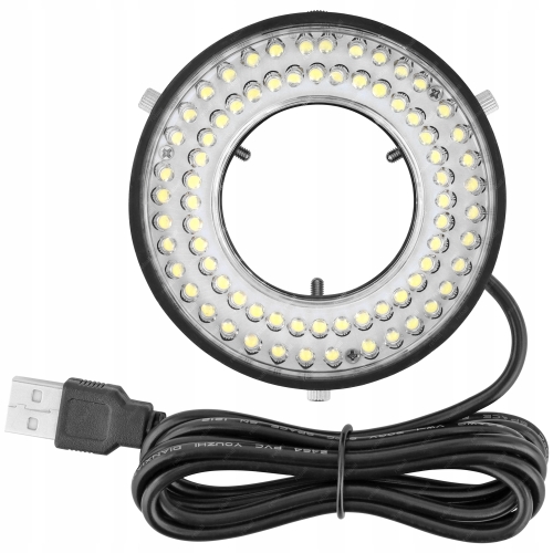 REGULOWANE OŚWIETLENIE DO MIKROSKOPU LAMPA MECHANIC L72 72xLED 62mm BLACK