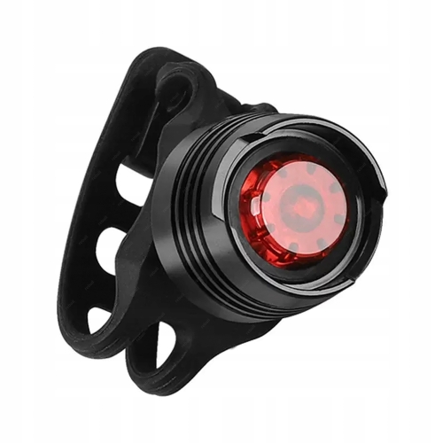 LAMPKA ROWEROWA TYLNA TYŁ LED ALUMINIOWA OŚWIETLENIE ROWEROWE 3 TRYBY MIGA