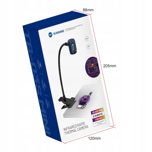 KAMERA TERMOWIZYJNA TERMOWIZJA UCHWYT DO STOŁU SUNSHINE TS-03 MINI + GRATIS