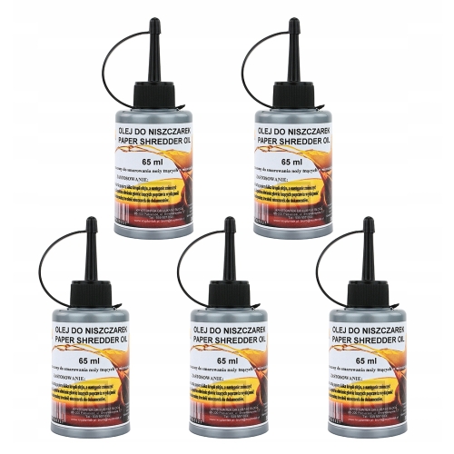 OLEJ DO NISZCZAREK PAPER SHREDDER OIL 325ml 5x65ml