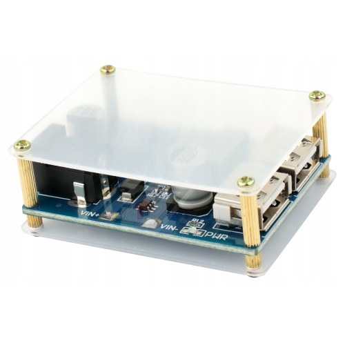 SZYBKA ŁADOWARKA 2xUSB 5V PRZETWORNICA NAPIĘCIA 6A