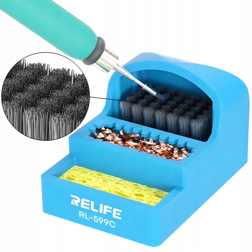 CZYŚCIK PODSTAWKA DO GROTÓW SILIKONOWY RL-599C CZYSZCZENIE LUTOWNICY KOLBY