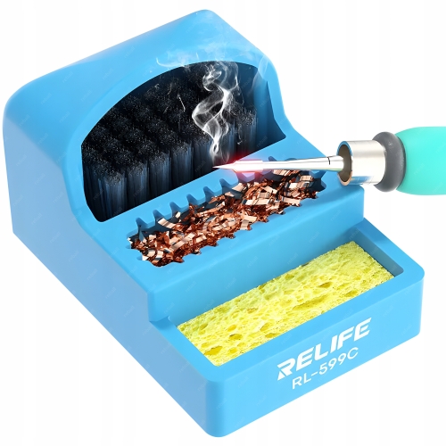 CZYŚCIK PODSTAWKA DO GROTÓW SILIKONOWY RL-599C CZYSZCZENIE LUTOWNICY KOLBY