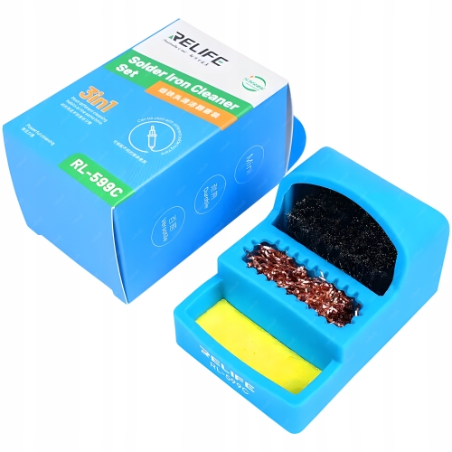 CZYŚCIK PODSTAWKA DO GROTÓW SILIKONOWY RL-599C CZYSZCZENIE LUTOWNICY KOLBY