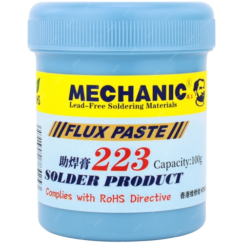 WYSOKOAKTYWNY FLUX TOPNIK PASTA LUTOWNICZA DO LUTOWANIA MECHANIC 223 50g
