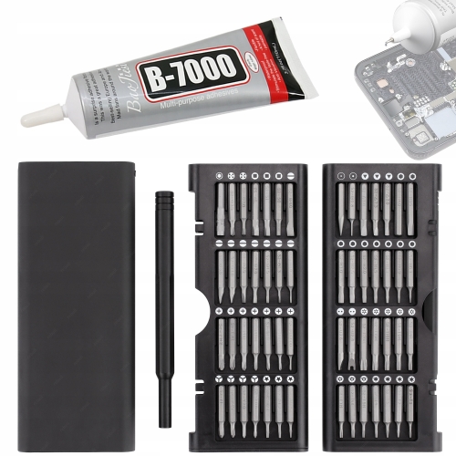 B7000 KLEJ MONTAŻOWY 110ml+ WKRĘTAKI PRECYZYJNE XL WYMIANA EKRANU DOTYK LCD