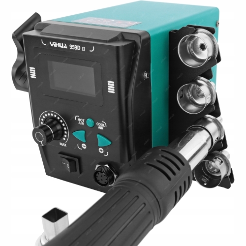 STACJA LUTOWNICZA HOT AIR GORĄCE POWIETRZE SPAWARKA PLASTIKU YIHUA 959D-II