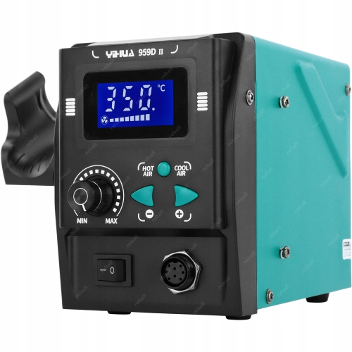 STACJA LUTOWNICZA HOT AIR GORĄCE POWIETRZE SPAWARKA PLASTIKU YIHUA 959D-II