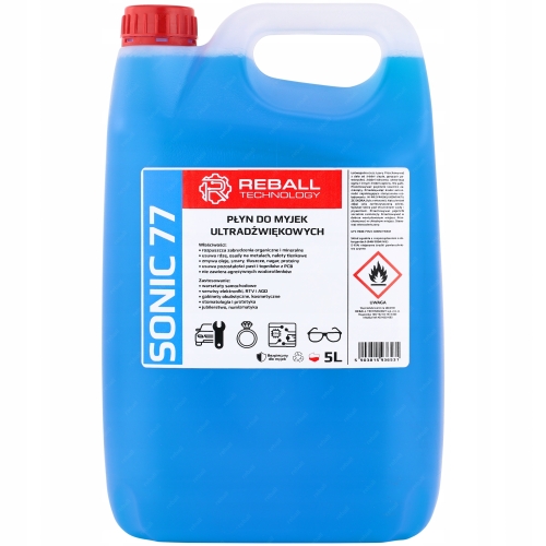 PŁYN DO MYJKI ULTRADZWIĘKOWEJ UNIWERSALNY SKUTECZNIE MYJĄCY 5L - SONIC 77