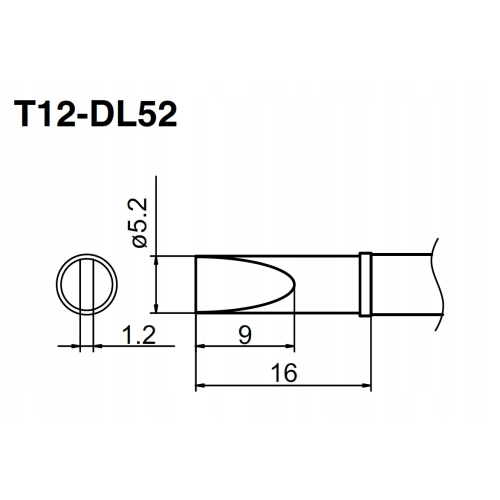GROT DO LUTOWNIC BAKON AOYUE JBC YIHUA SUGON AIXUN HAKKO T12-DL52