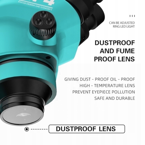 SZKLANA OSŁONA ANTYPYŁOWA OBIEKTYWU 10x50 48mm DO OPYTKI MIKROSKOPU