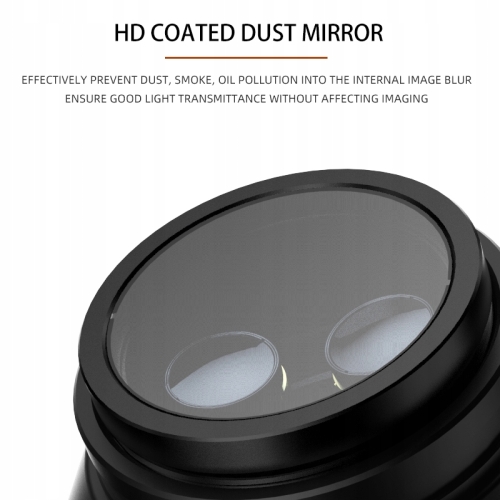 SZKLANA OSŁONA ANTYPYŁOWA OBIEKTYWU 10x50 48mm DO OPYTKI MIKROSKOPU