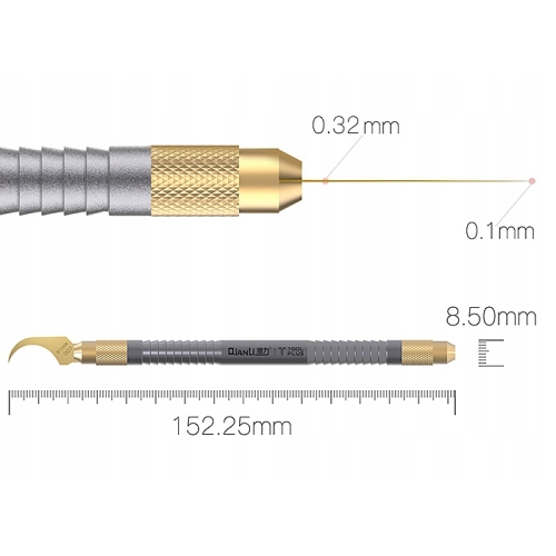 QUANLI 007 OSTRZE NÓŻ MODELARSKI DO KLEJU LCD CPU
