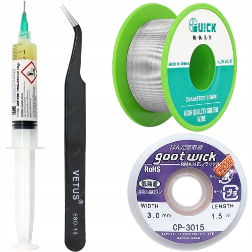 STACJA LUTOWNICZA HOT AIR NA SPAWARKA PLASTIKU RF4 RF-H6 600W 500°C XLv2