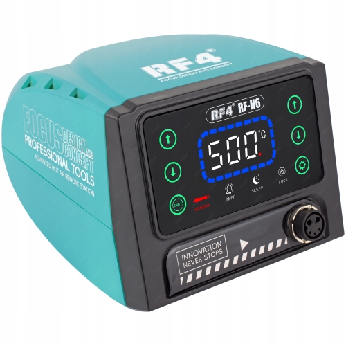 STACJA LUTOWNICZA HOT AIR NA SPAWARKA PLASTIKU RF4 RF-H6 600W 500°C XLv2