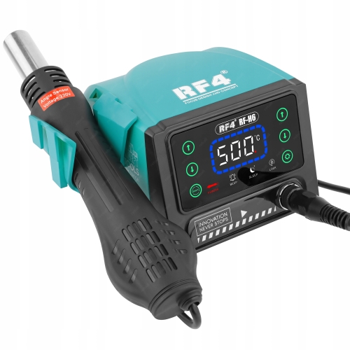 STACJA LUTOWNICZA HOT AIR NA SPAWARKA PLASTIKU RF4 RF-H6 600W 500°C XLv3