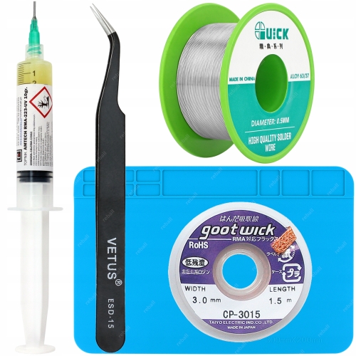 STACJA LUTOWNICZA HOT AIR NA SPAWARKA PLASTIKU RF4 RF-H6 600W 500°C XLv3