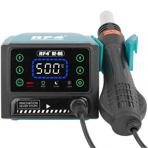 STACJA LUTOWNICZA HOT AIR NA SPAWARKA PLASTIKU RF4 RF-H6 600W 500°C XLv3