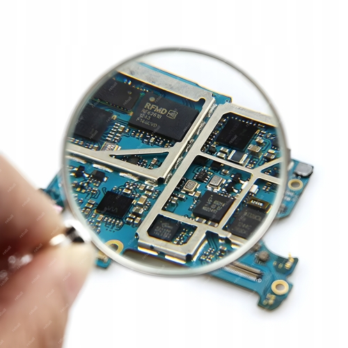 MINI LUPA JUBILERSKA SZKŁO POWIĘKSZAJĄCE 5x 42mm SREBRNY WISIOREK RT0351