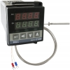 REGULATOR TEMPERATURY STEROWNIK REX C100 PRZEKAŹNIK 10A+CZUJ. TYPU K 5X50mm