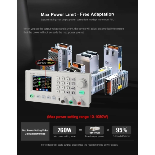 PANELOWY MODUŁ ZASILACZ RD6018-W 0-60V 0-18A WiFi