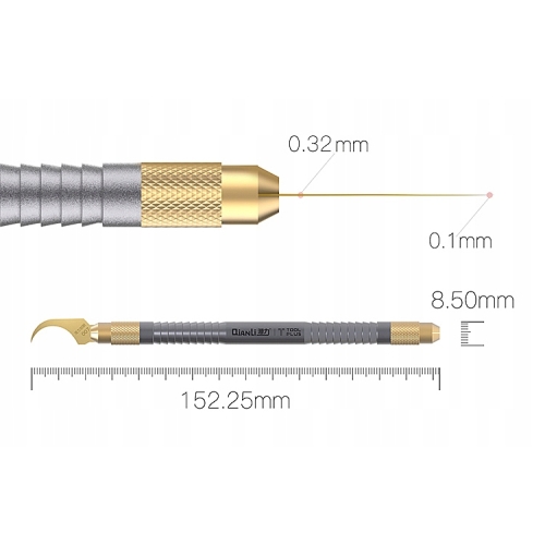 QUANLI 008 OSTRZE NÓŻ MODELARSKI DO SKROBANIA KLEJU LCD CPU GPU IPHONE CHIP