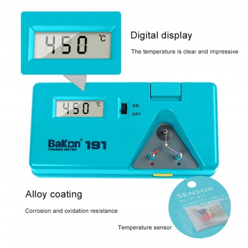 MIERNIK DO POMIARU TEMPERATURY GROTÓW 900M T12 C115 C210 C245 - BAKON 191
