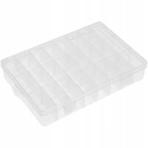 PUDEŁKO ORGANIZER NA DROBNE ELEMENTY ŚRUBKI ELEKTRONIKĘ BITY LEDY RT0308