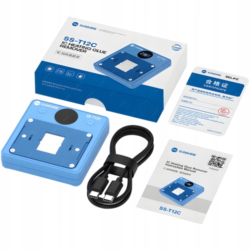 MINI PODGRZEWACZ LUTOWNICA NAPRAWA BGA IC SUNSHINE SS-T12C 45W USB-C 250°C