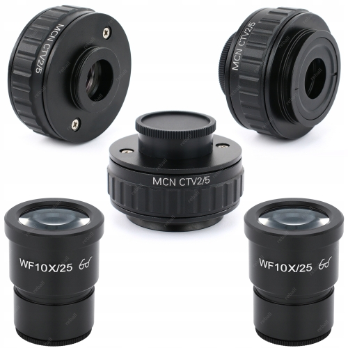 MIKROSKOP STEREOSKOPOWY TRINOKULAR MECHANIC MOS300-B11 6-45x KAM 48MP DX480