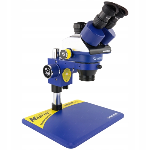 MIKROSKOP STEREOSKOPOWY TRINOKULAR MECHANIC MOS300-B11 6-45x KAM 48MP DX480