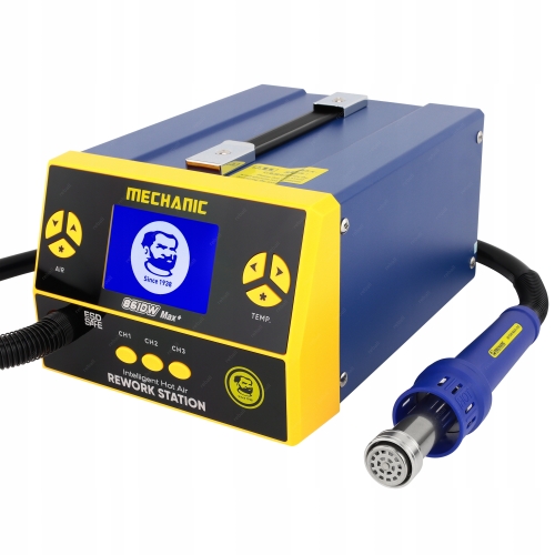 STACJA LUTOWNICZA HOT AIR DO BGA SMD MECHANIC 861DW MAX+ 1000W DYSZE QUICK