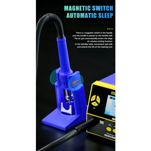 STACJA LUTOWNICZA HOT AIR DO BGA SMD MECHANIC 861DW MAX+ 1000W DYSZE QUICK