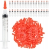 50x STRZYKAWKA 5ml + 50x LUER LOCK KOREK ZATYCZKA DO FLUX TOPNIK PASTA ŻEL