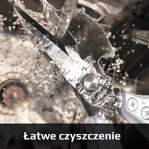 NOŻYCZKI KUCHENNE DO DROBIU KOŚCI KURCZAKA RYB WARZYW STAL NIERDZEWNA SK-5