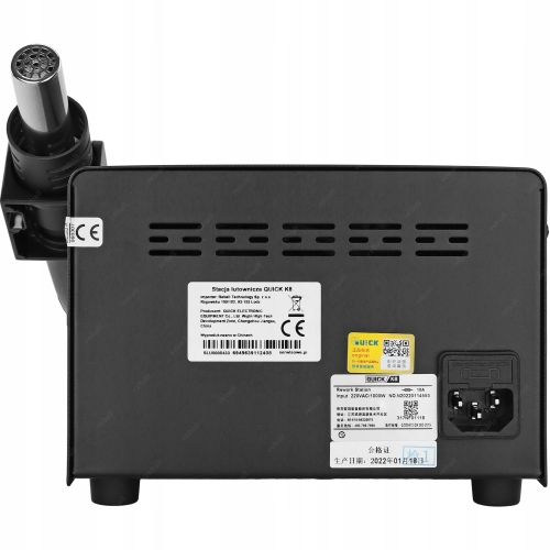 STACJA LUTOWNICZA HOT AIR GORĄCE POWIETRZE SPAWARKA PLASTIKU QUICK K8 1000W