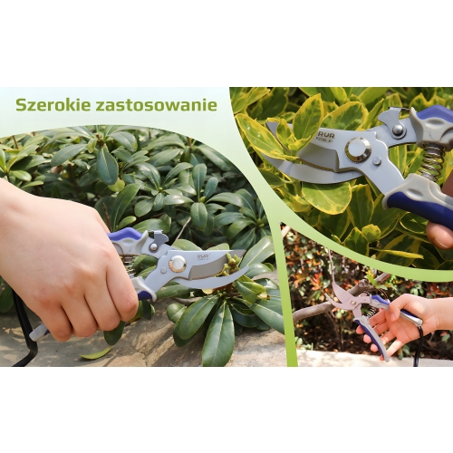 RĘCZNY SEKATOR OGRODOWY NOŻYCE DO CIĘCIA GAŁĘZI KRZEWÓW RUR R3125 200mm 8''