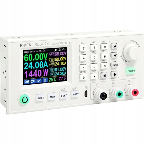 PANELOWY MODUŁ ZASILACZ RIDEN RD6024-W 0-60V 0-24A WiFi
