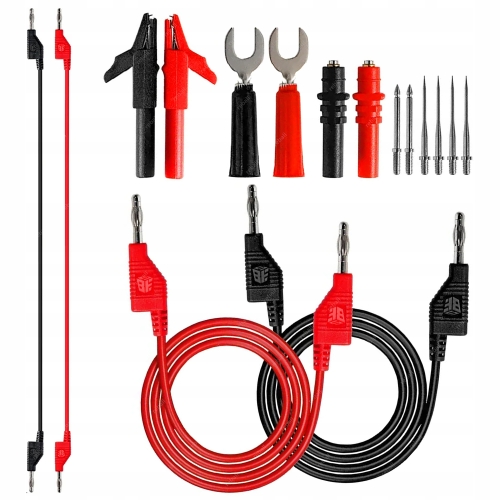 PRZEWODY DO MIERNIKA MULTIMETRU KABLE POMIAROWE SONDY BANAN 20A BST-080-JP