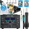 ZESTAW STACJA LUTOWNICZA HOT AIR 2w1 YIHUA 862BD+ SPAWARKA PLASTIKU Lv2