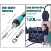 ZESTAW STACJA LUTOWNICZA HOT AIR 2w1 YIHUA 862BD+ ZSZYWARKA PLASTIKU v1