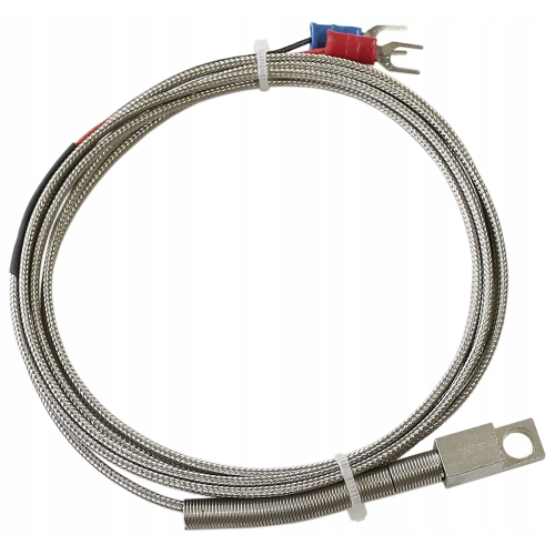 STEROWNIK REGULATOR TEMPERATURY REX C100 RELAY + CZUJNIK PT100 M8 450C