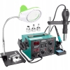 ZESTAW STACJA LUTOWNICZA HOT AIR 2w1 YIHUA 852D++ SPAWARKA PLASTIKU XLv1