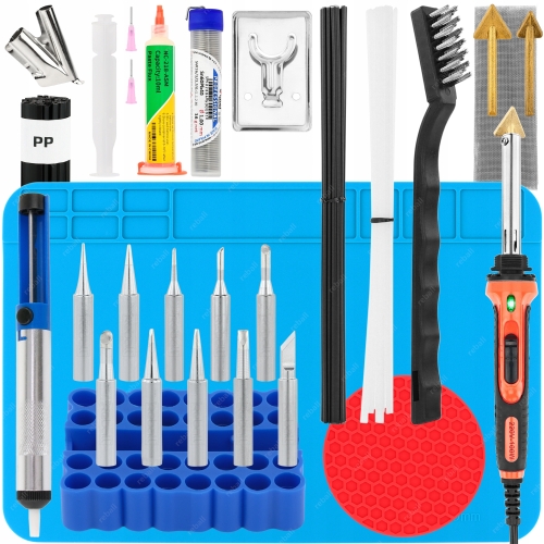 ZESTAW STACJA LUTOWNICZA HOT AIR 2w1 YIHUA 852D++ ZSZYWARKA PLASTIKU v2