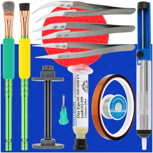 ZESTAW STACJA LUTOWNICZA HOT AIR SPAWARKA PLASTIKU AIFEN 861DW 1000W XLv3